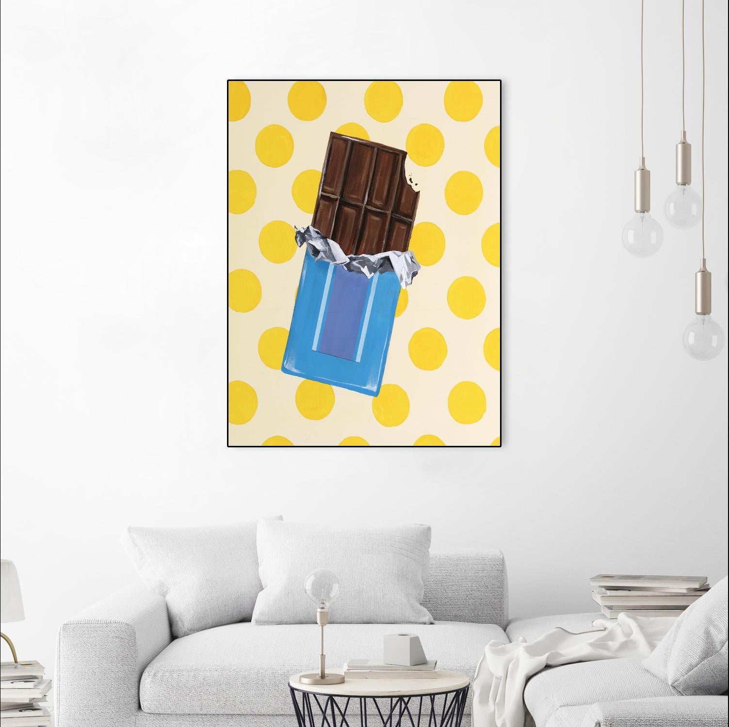 Daily Cravings I by Daleno Art on GIANT ART - blue abstract abstrait 