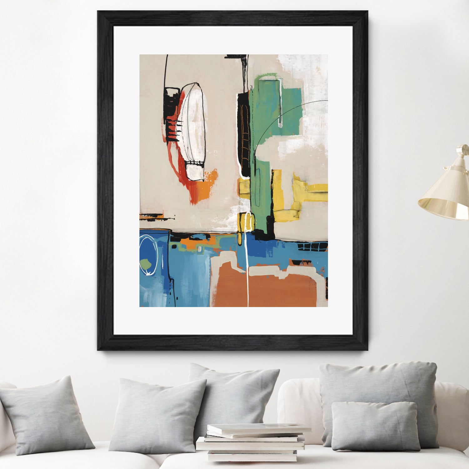 Comic Relief by Daleno Art on GIANT ART - green abstract