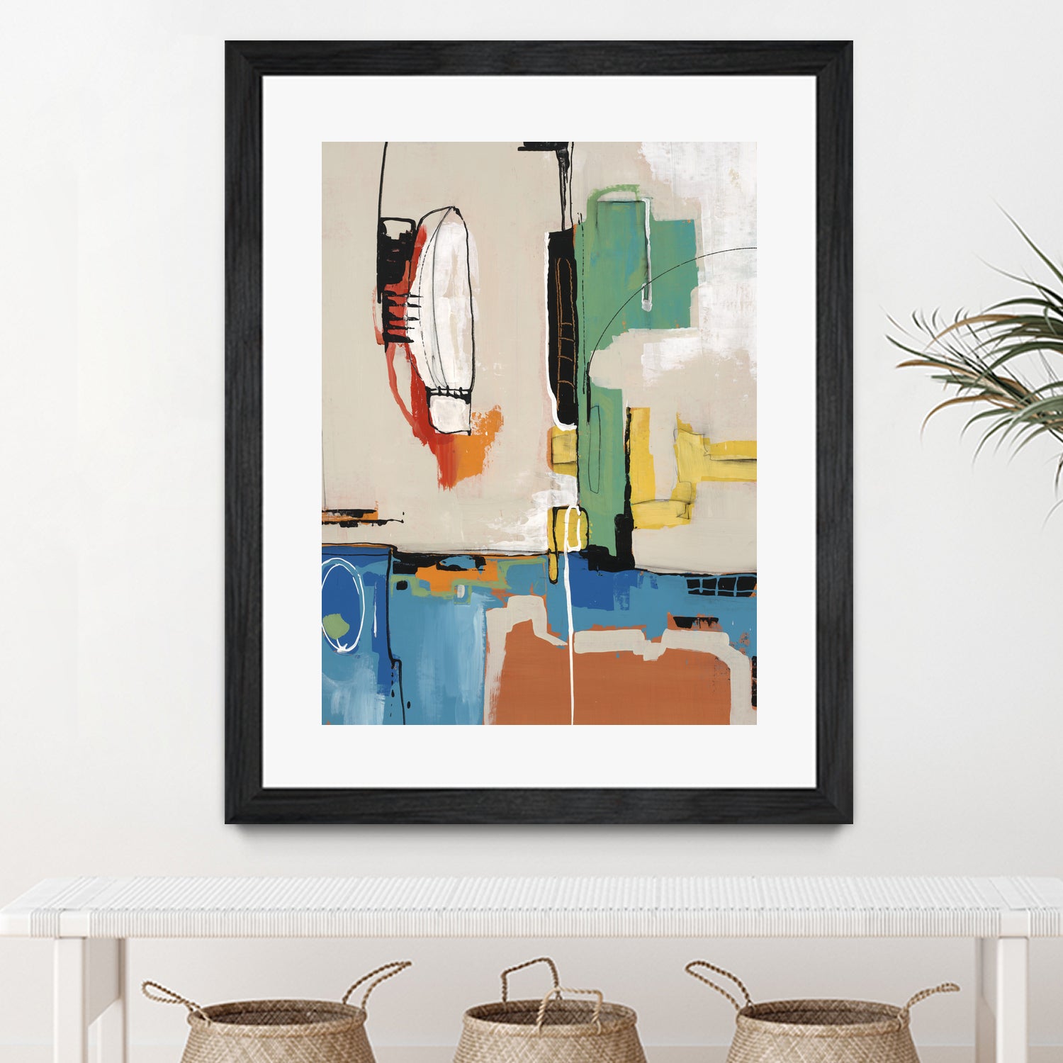 Comic Relief by Daleno Art on GIANT ART - green abstract