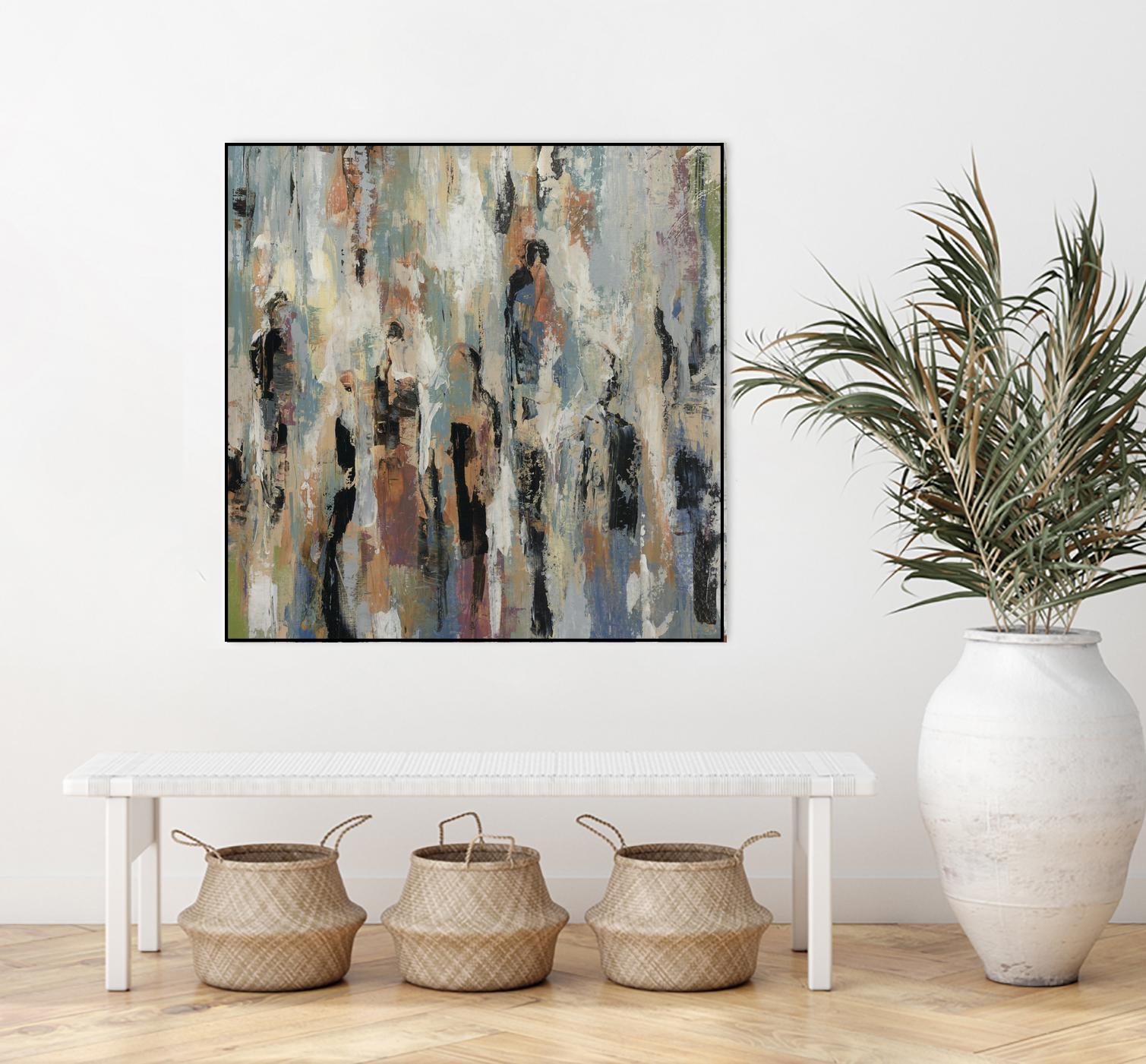 Its Five Oclock by Daleno Art on GIANT ART - green abstract