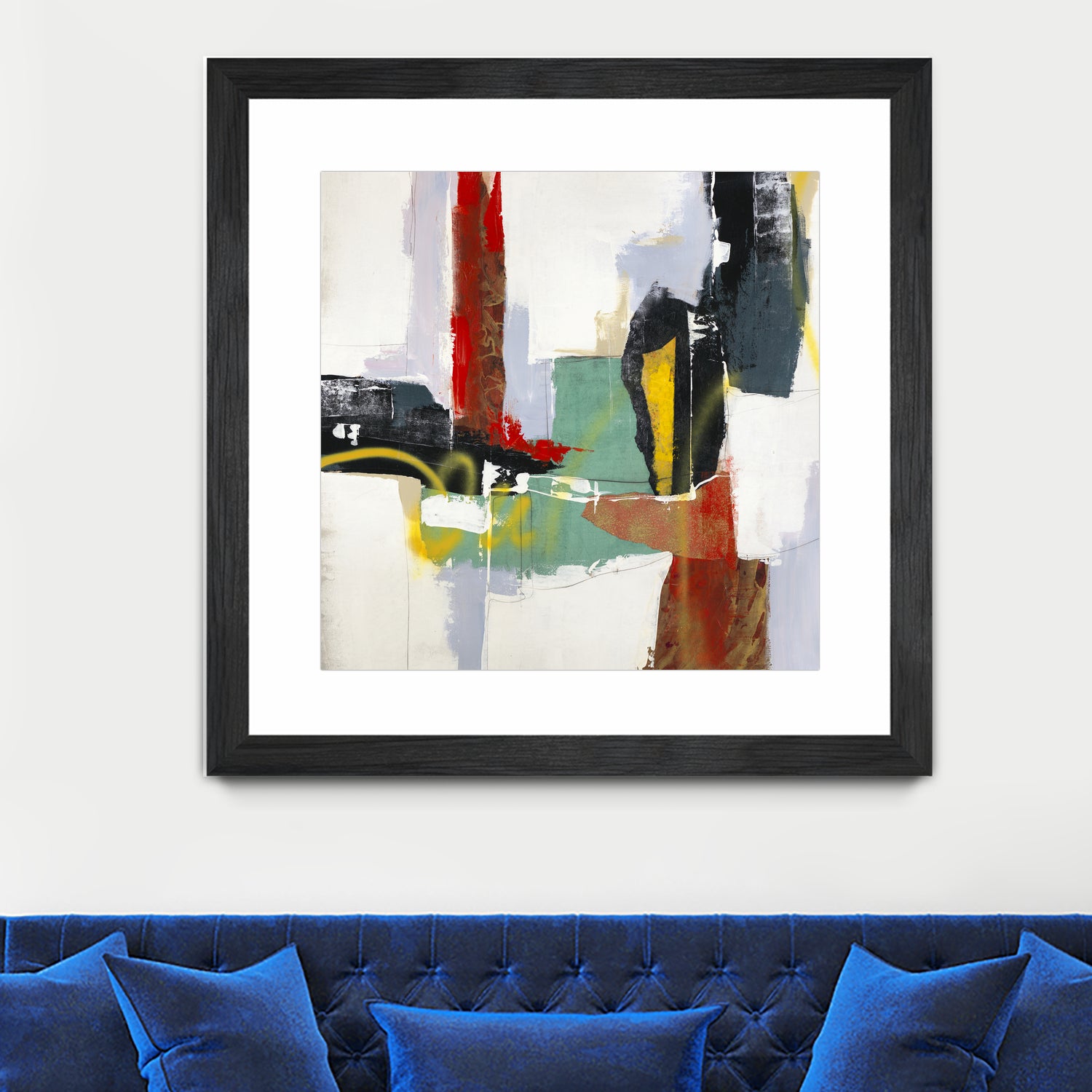 To Tell the Truth III by Daleno Art on GIANT ART - red abstract
