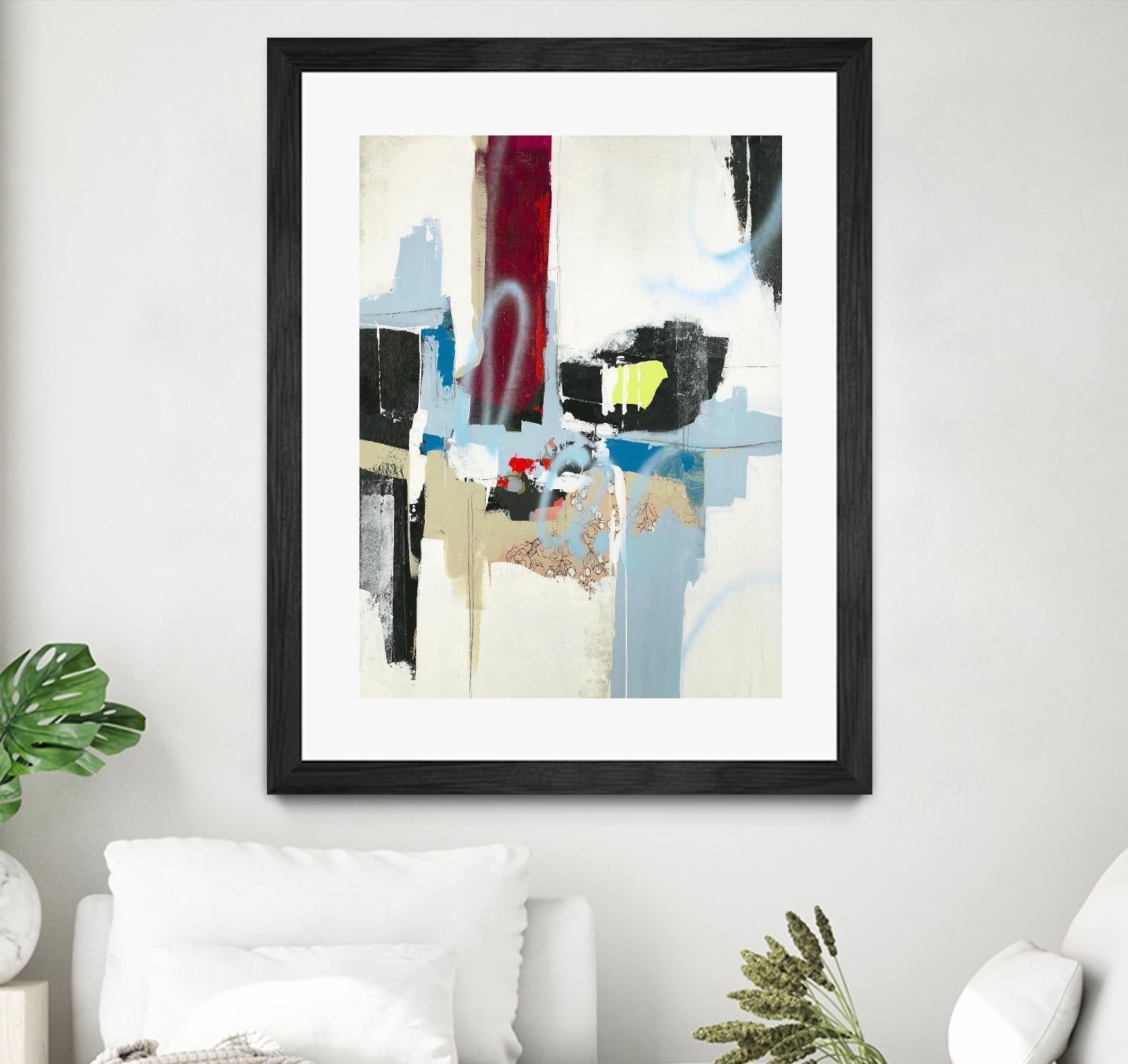 Truthful Tales I by Daleno Art on GIANT ART - red abstract abstrait 