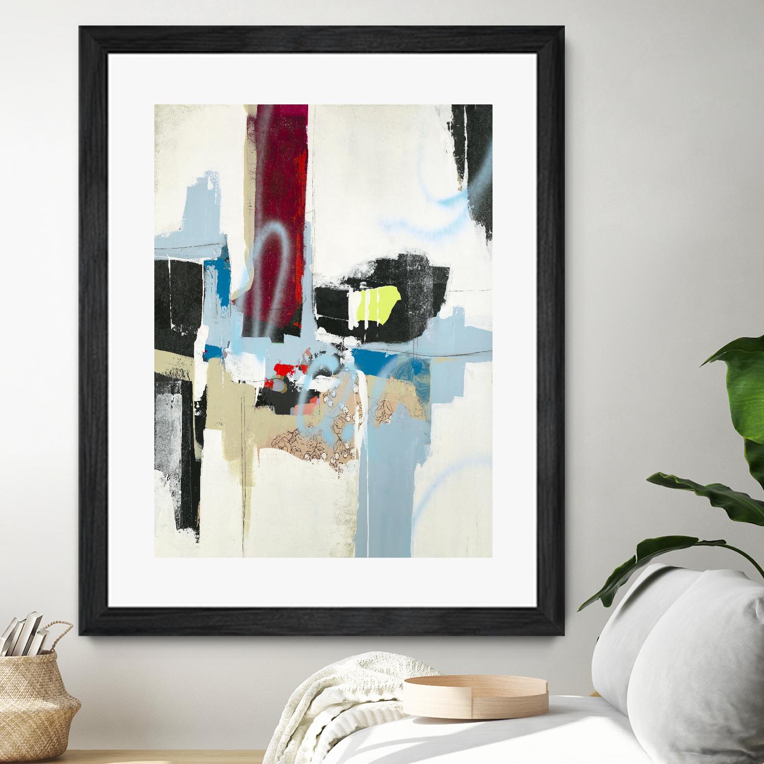 Truthful Tales I by Daleno Art on GIANT ART - red abstract abstrait 