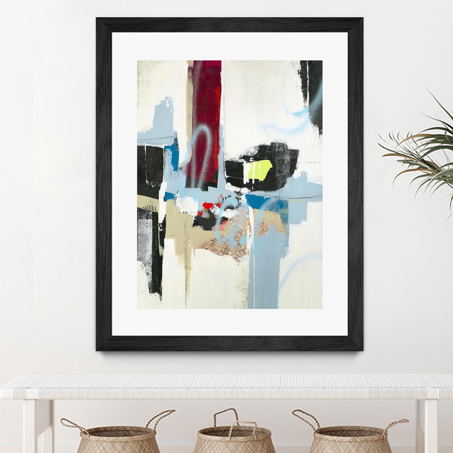Truthful Tales I by Daleno Art on GIANT ART - red abstract abstrait 