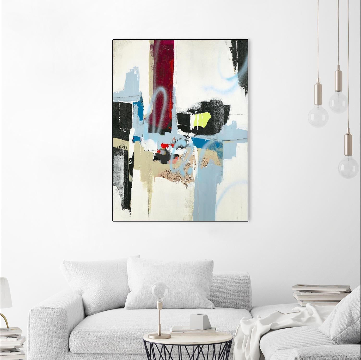 Truthful Tales I by Daleno Art on GIANT ART - red abstract abstrait 