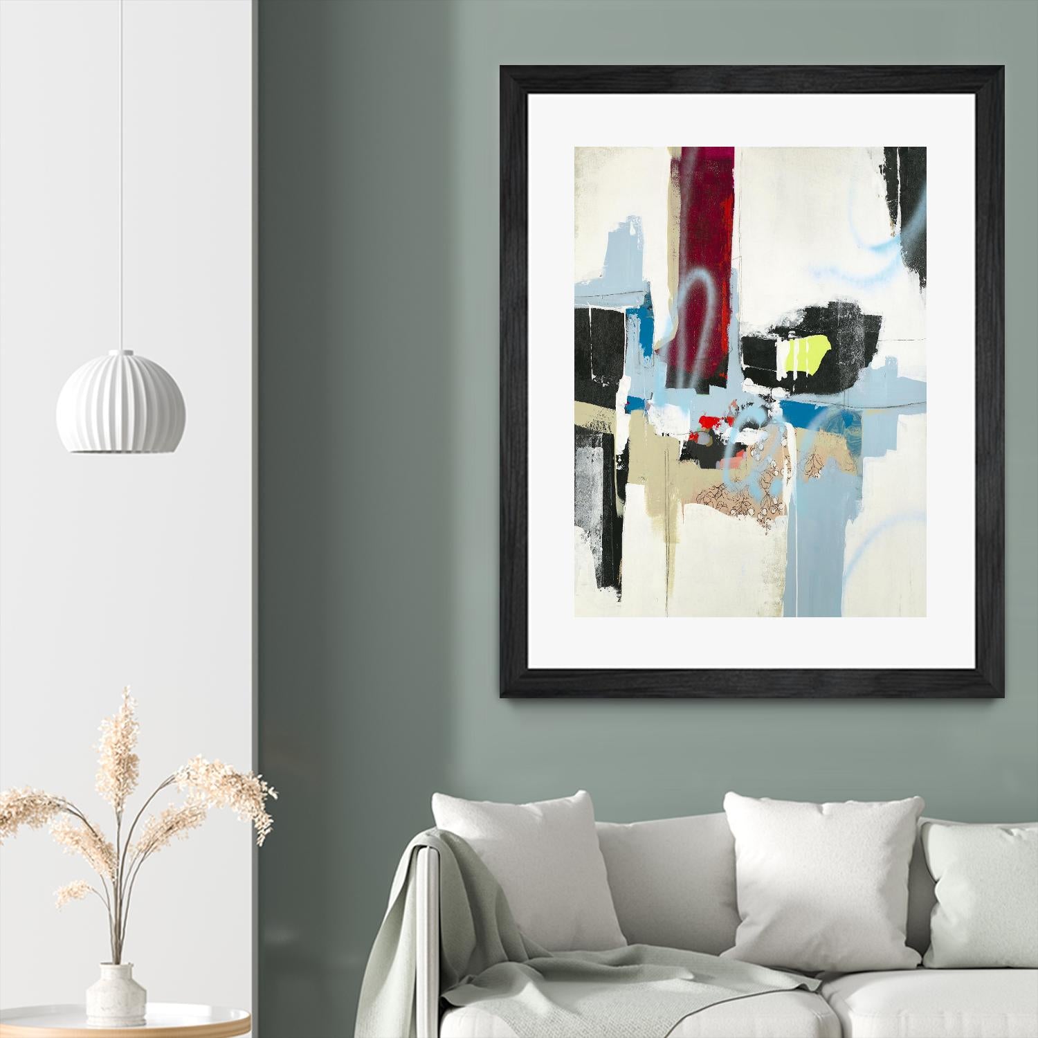 Truthful Tales I by Daleno Art on GIANT ART - red abstract abstrait 