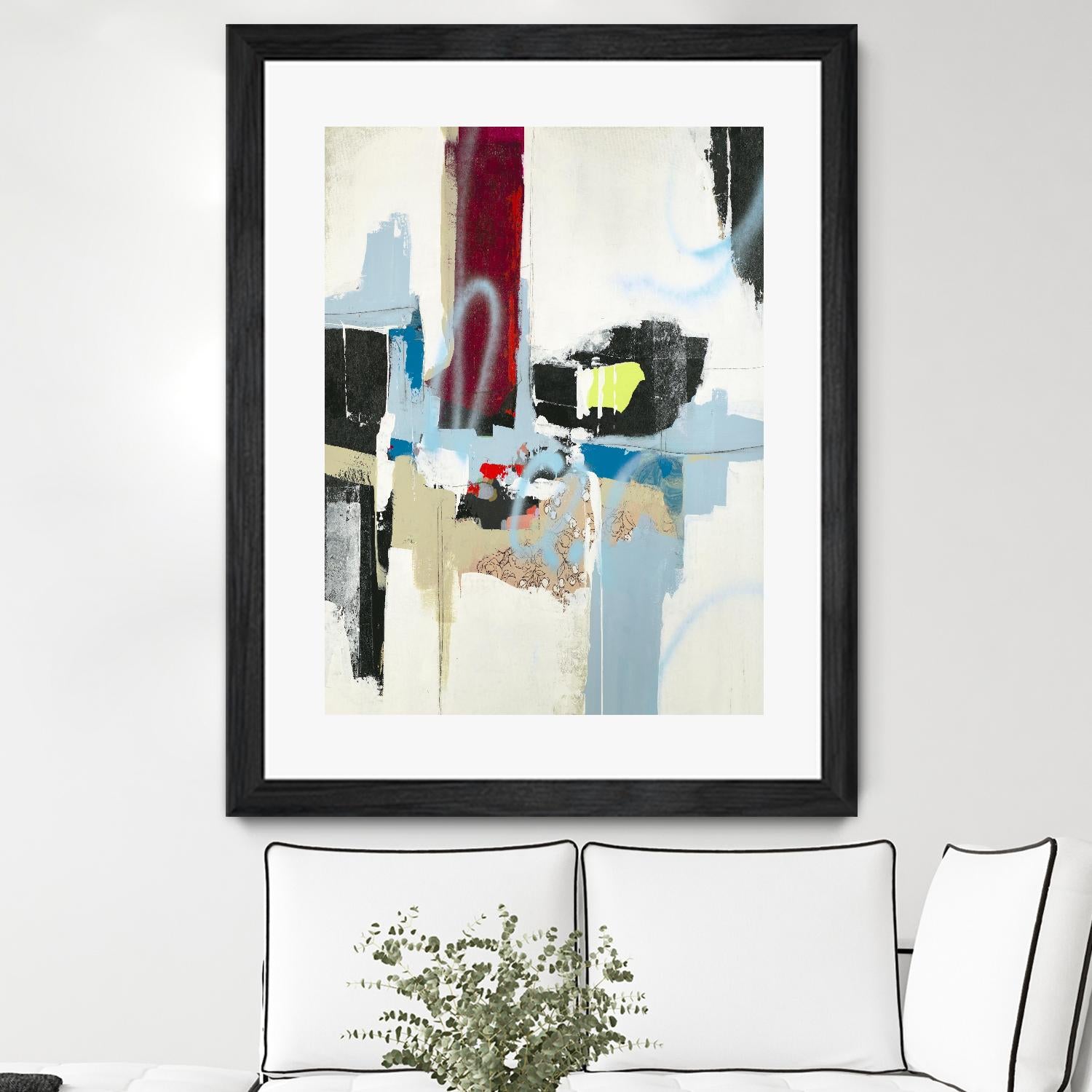 Truthful Tales I by Daleno Art on GIANT ART - red abstract abstrait 