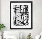 Sensational Climb by Daleno Art on GIANT ART - white black & white abstrait 