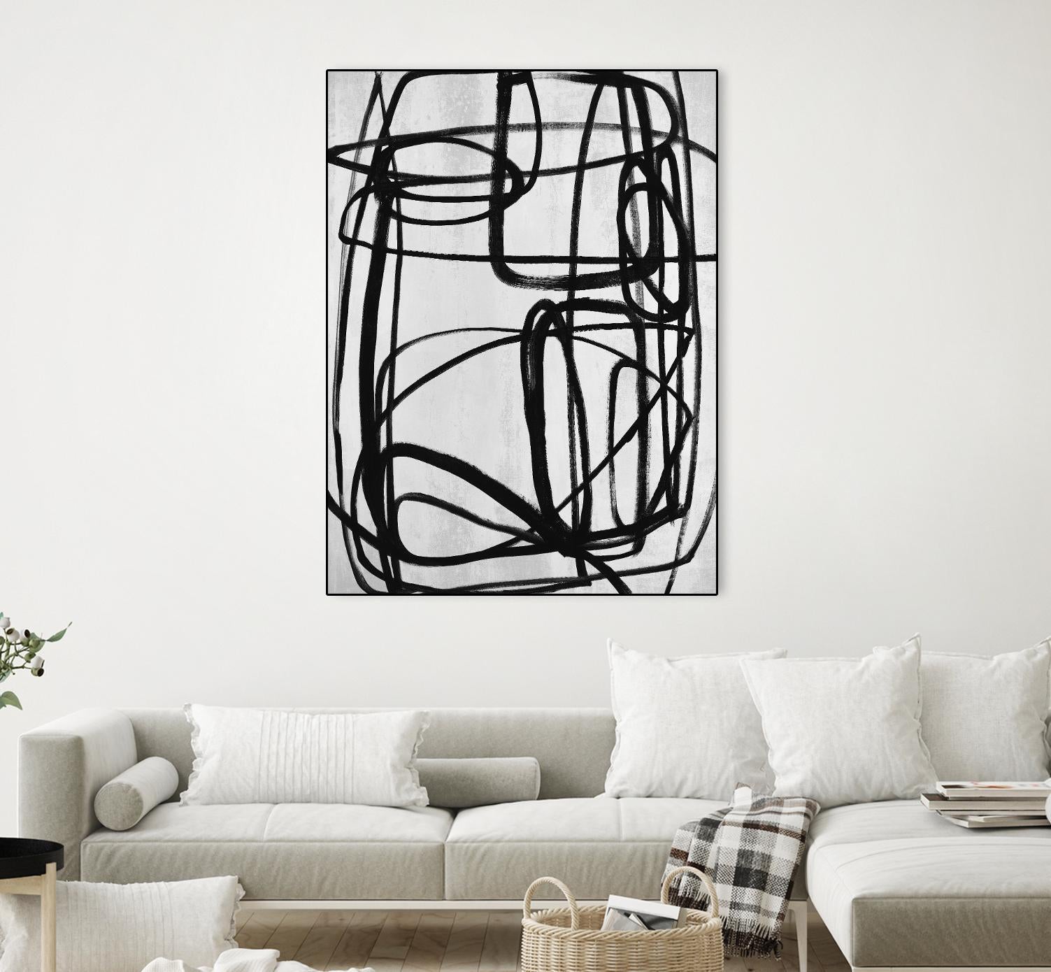 Sensational Climb by Daleno Art on GIANT ART - white black & white abstrait 