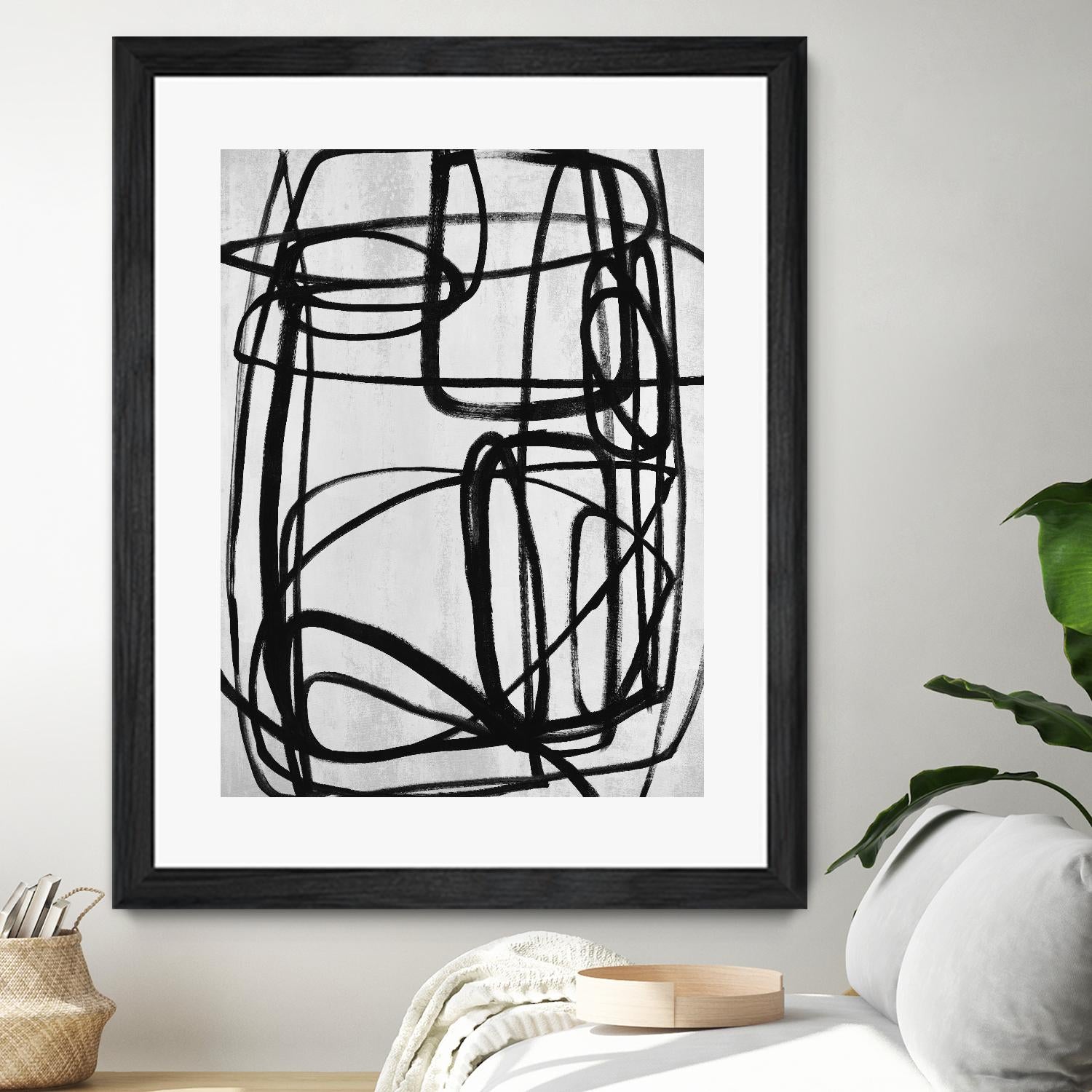 Sensational Climb by Daleno Art on GIANT ART - white black & white abstrait 