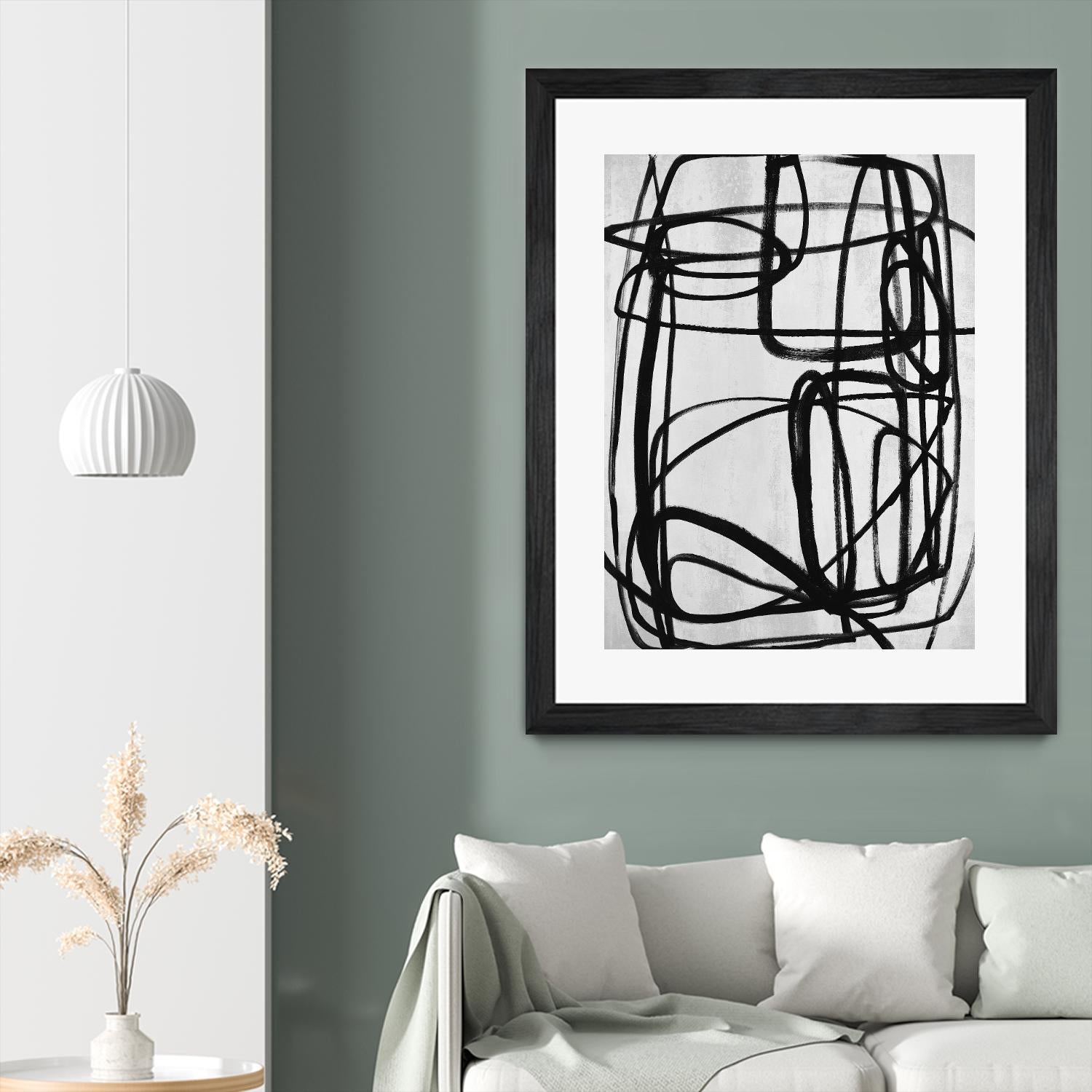 Sensational Climb by Daleno Art on GIANT ART - white black & white abstrait 