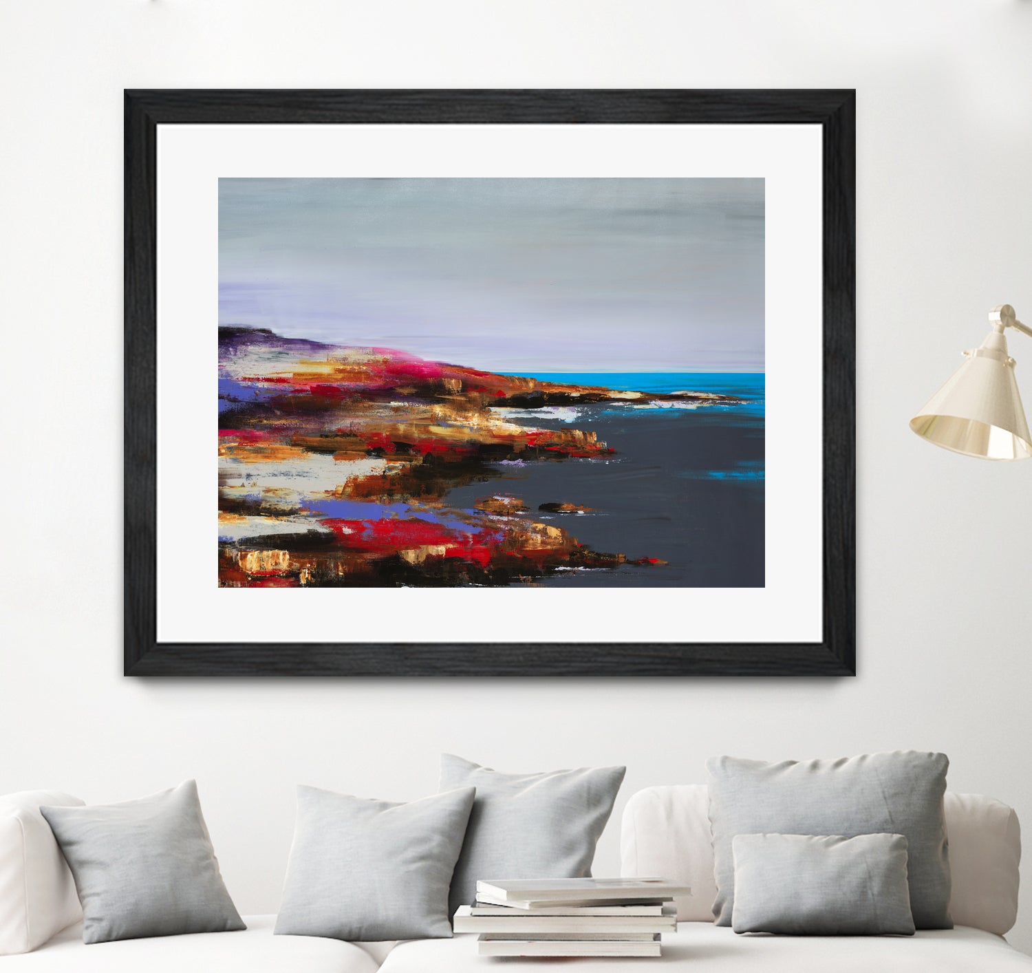 Low Tide Discovery by Daleno Art on GIANT ART - red abstract