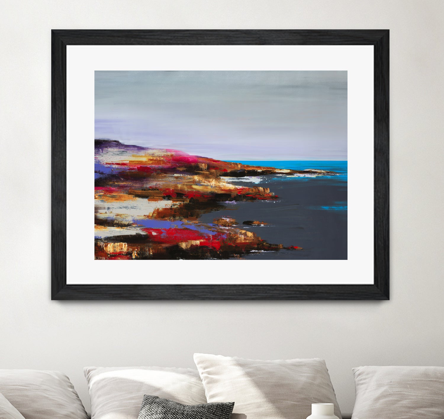 Low Tide Discovery by Daleno Art on GIANT ART - red abstract