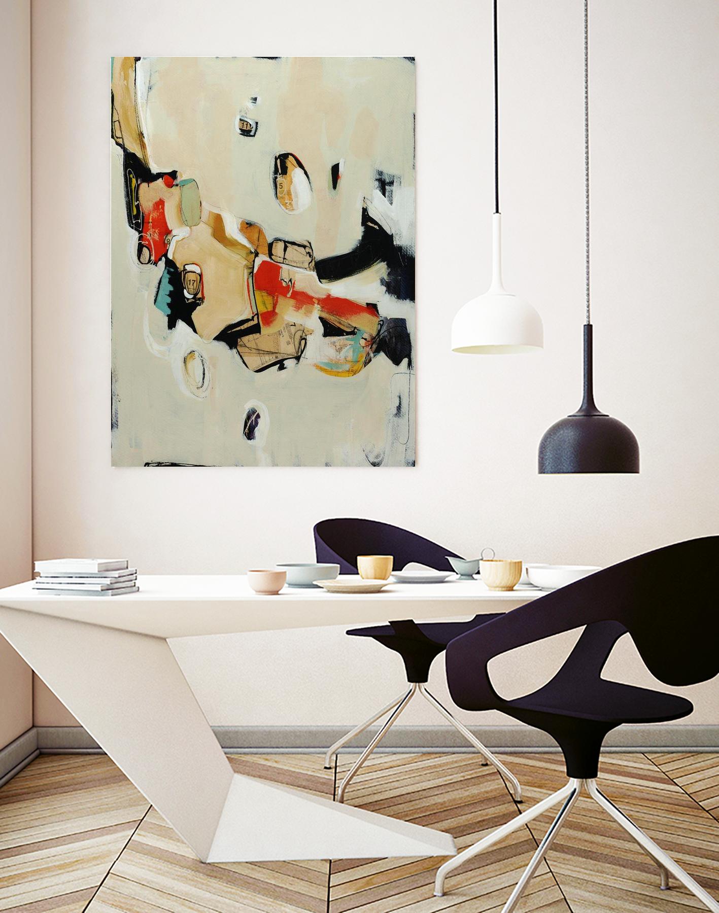 Charred Memorbilia by Daleno Art on GIANT ART - beige abstract abstrait 