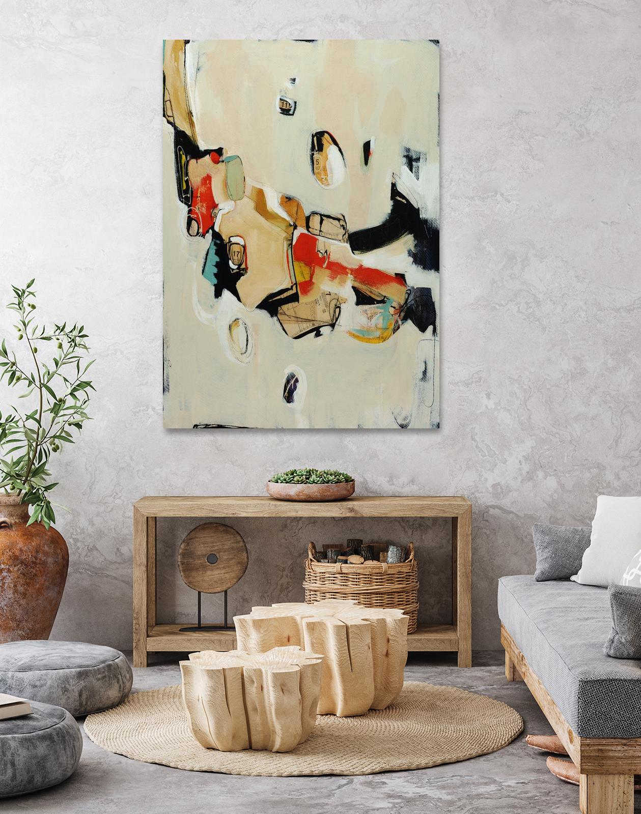Charred Memorbilia by Daleno Art on GIANT ART - beige abstract abstrait 