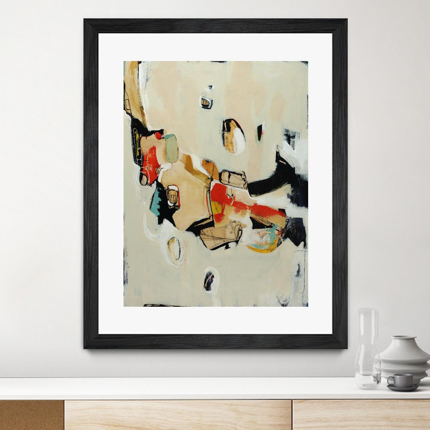 Charred Memorbilia by Daleno Art on GIANT ART - beige abstract abstrait 