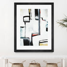 The A Line I by Daleno Art on GIANT ART - red abstract abstrait 