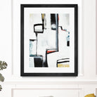 The A Line I by Daleno Art on GIANT ART - red abstract abstrait 