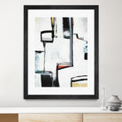 The A Line I by Daleno Art on GIANT ART - red abstract abstrait 