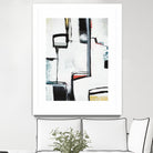 The A Line I by Daleno Art on GIANT ART - red abstract abstrait 