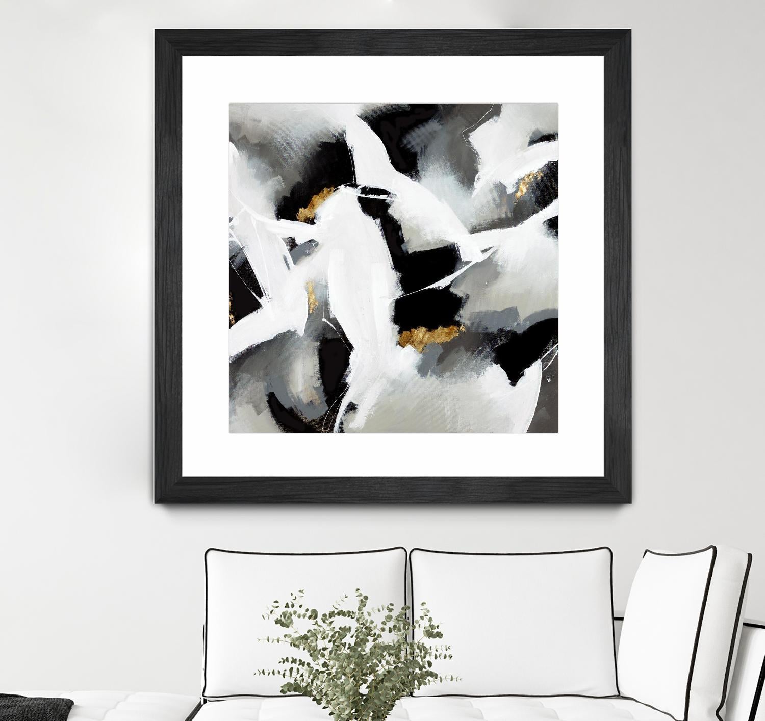 Driven to Dig In by Daleno Art on GIANT ART - gold abstract abstrait 