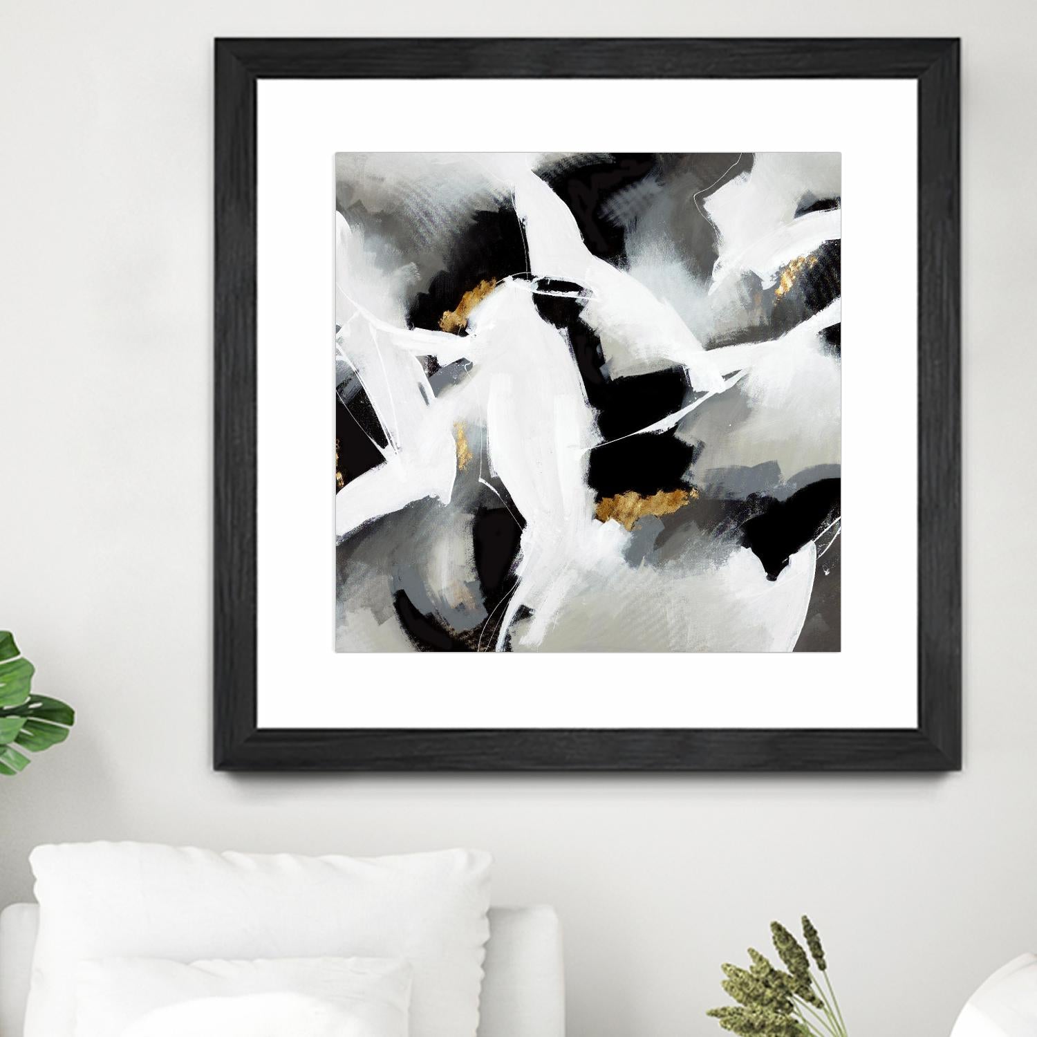 Driven to Dig In by Daleno Art on GIANT ART - gold abstract abstrait 