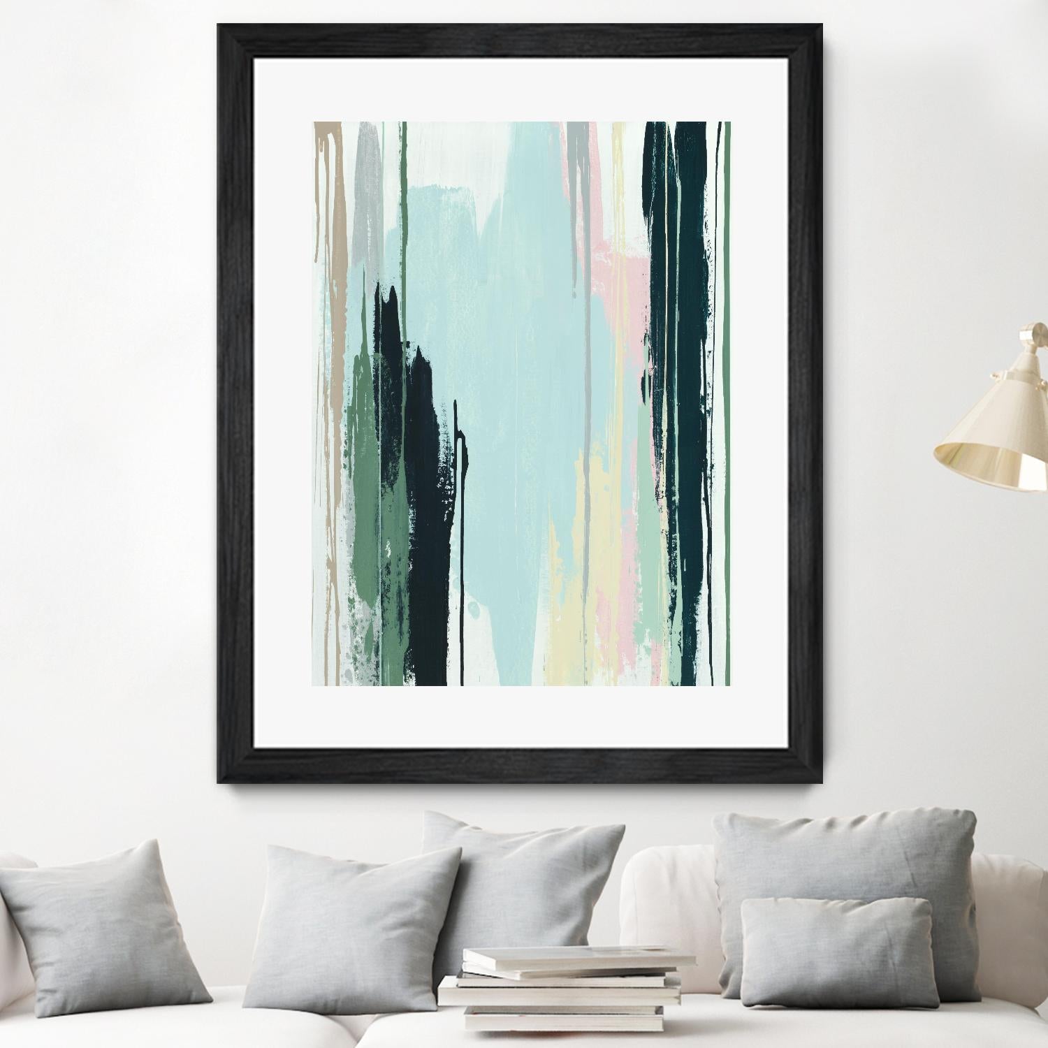 Splendid Mirage I by Daleno Art on GIANT ART - pink abstract abstrait 