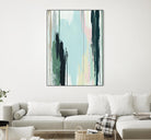 Splendid Mirage I by Daleno Art on GIANT ART - pink abstract abstrait 