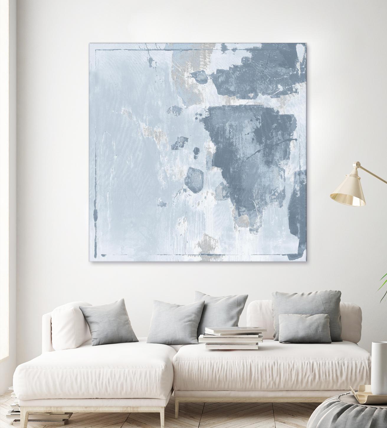 Texas Stamp II by Daleno Art on GIANT ART - blue abstract abstrait 