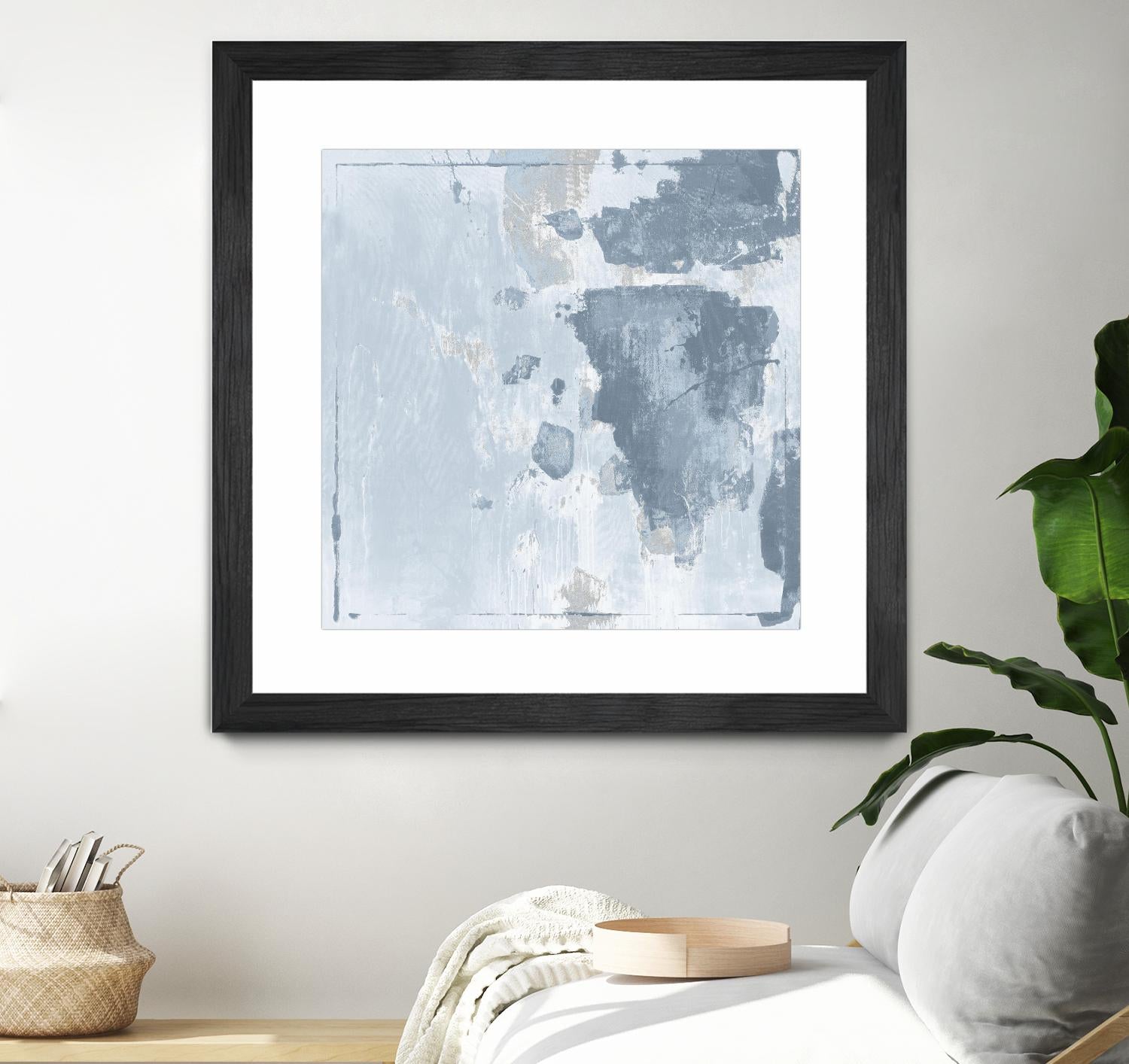 Texas Stamp II by Daleno Art on GIANT ART - blue abstract abstrait 