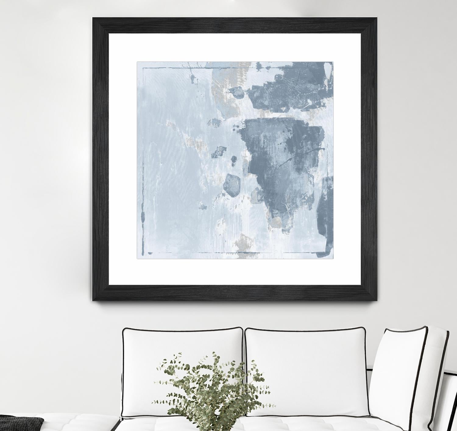 Texas Stamp II by Daleno Art on GIANT ART - blue abstract abstrait 