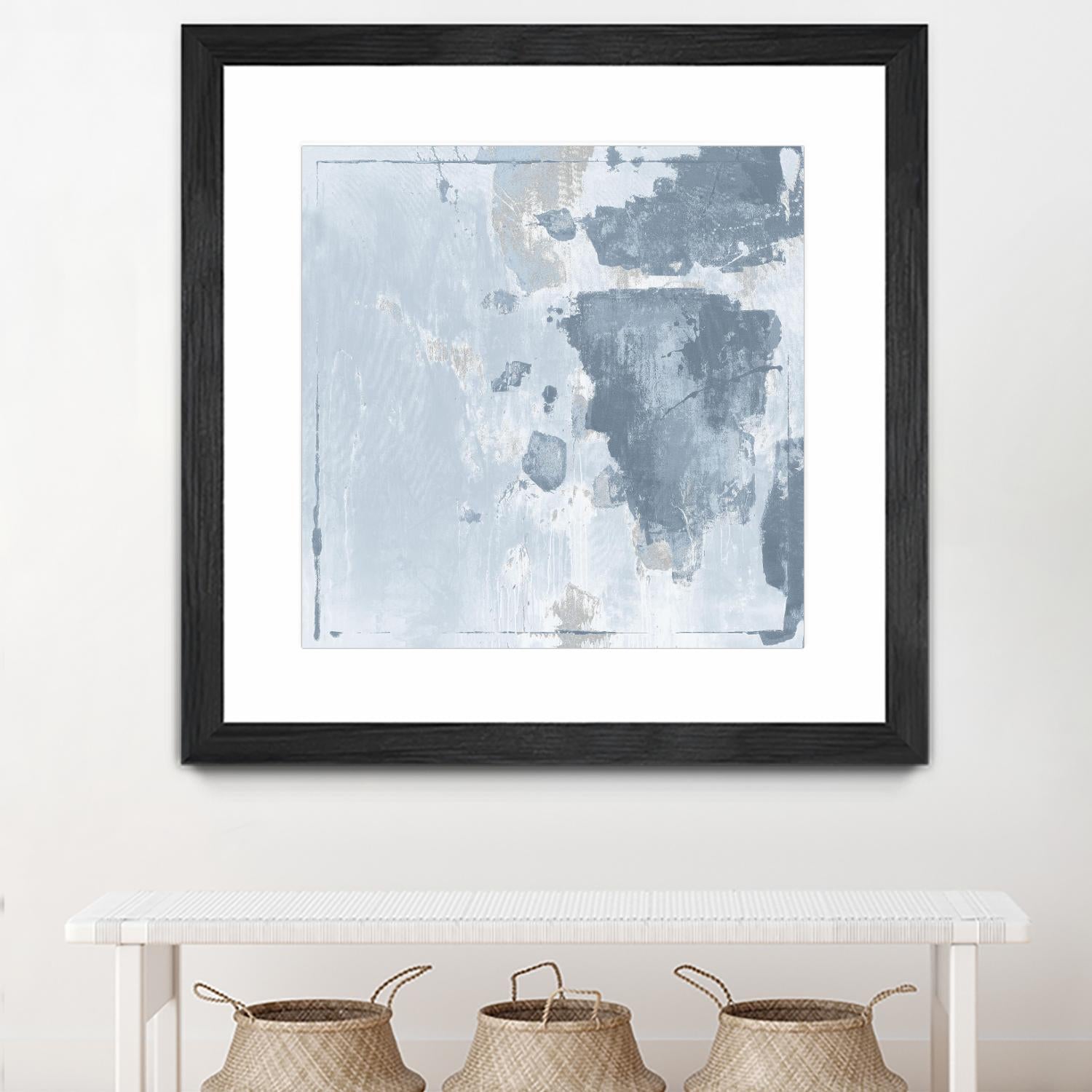 Texas Stamp II by Daleno Art on GIANT ART - blue abstract abstrait 