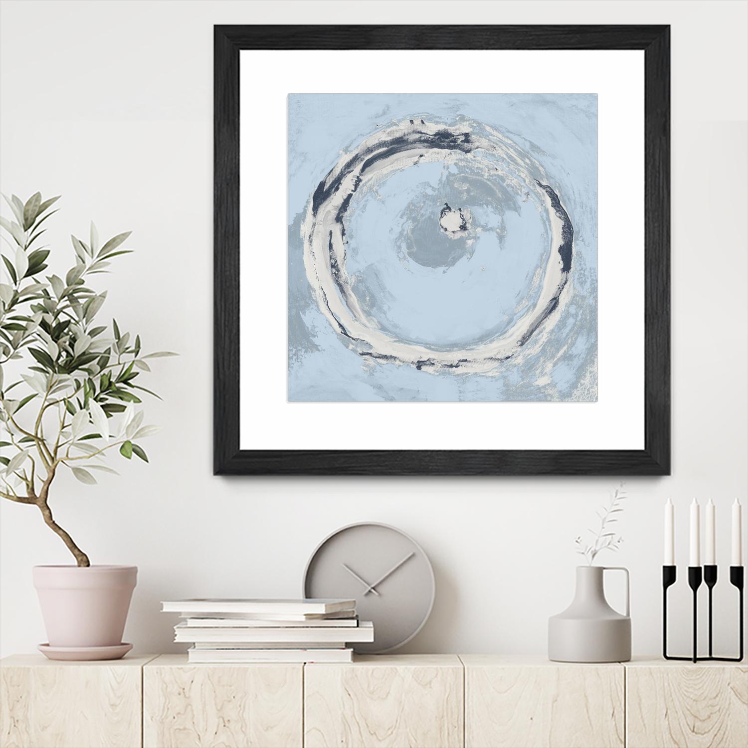 The Calm Before II by Daleno Art on GIANT ART - blue abstract abstrait 