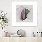 Tickled With Pink by Daleno Art on GIANT ART - pink shapes abstrait 