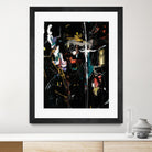 Club Merriment II by Daleno Art on GIANT ART - orange abstract