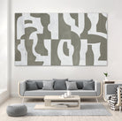 Reconfiguring by Daleno Art on GIANT ART - grey abstract