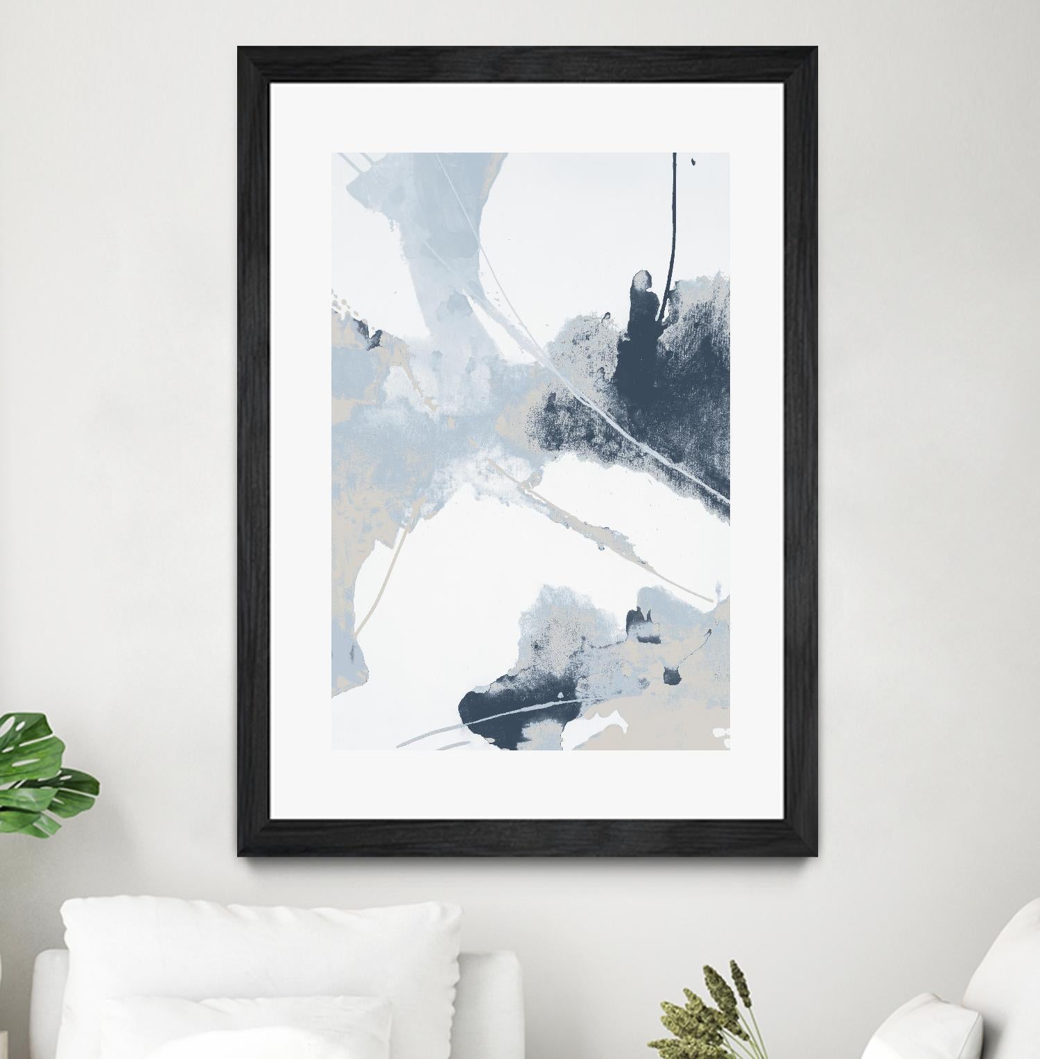 All Good Humor I by Daleno Art on GIANT ART - white abstract abstrait 