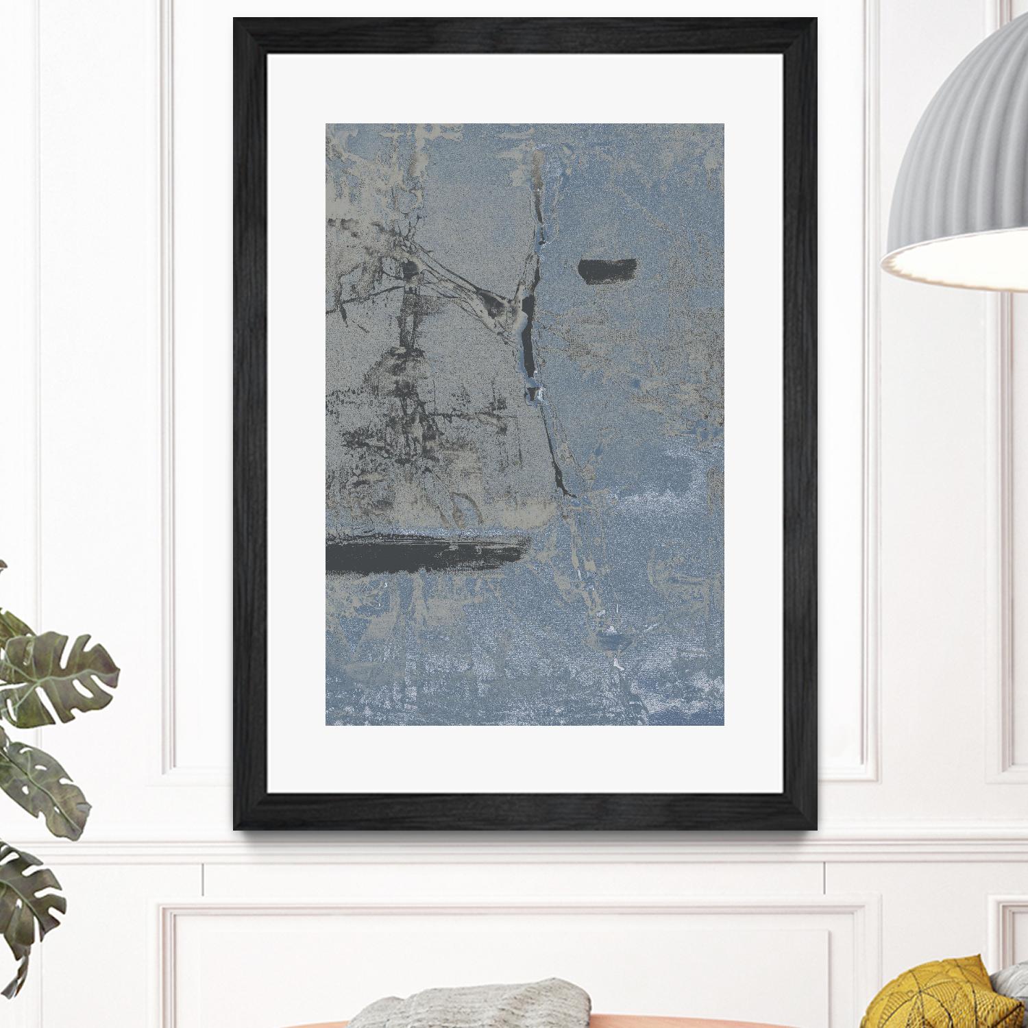 Hatchback II by Daleno Art on GIANT ART - blue abstract abstrait