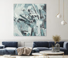 Sword Fight II by Daleno Art on GIANT ART - blue  abstract abstrait 