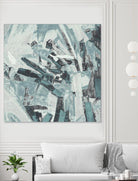 Sword Fight II by Daleno Art on GIANT ART - blue  abstract abstrait 