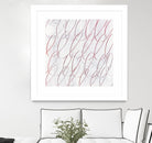 Hula I by Daleno Art on GIANT ART - red abstract abstrait 