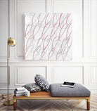 Hula I by Daleno Art on GIANT ART - red abstract abstrait 