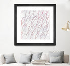 Hula I by Daleno Art on GIANT ART - red abstract abstrait 