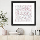 Hula I by Daleno Art on GIANT ART - red abstract abstrait 