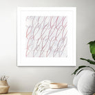 Hula I by Daleno Art on GIANT ART - red abstract abstrait 