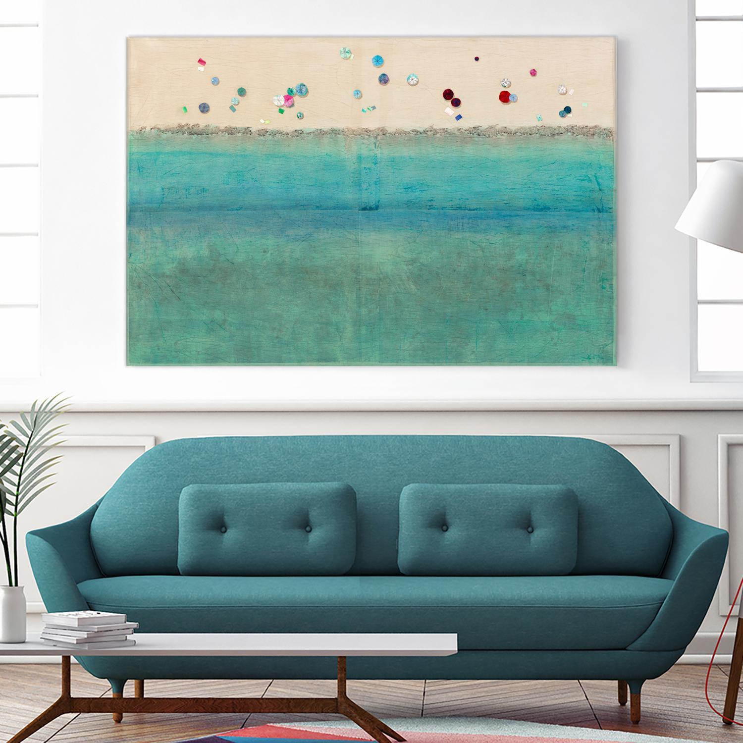 Leisure Life by Daleno Art on GIANT ART - red coastal sand