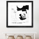 Traces of Silver III by Daleno Art on GIANT ART - black  black&white abstrait 