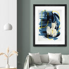 Curious Crafter II by Daleno Art on GIANT ART - blue abstract abstrait 