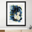 Curious Crafter II by Daleno Art on GIANT ART - blue abstract abstrait 