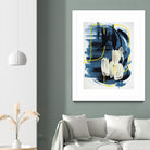 Curious Crafter II by Daleno Art on GIANT ART - blue abstract abstrait 